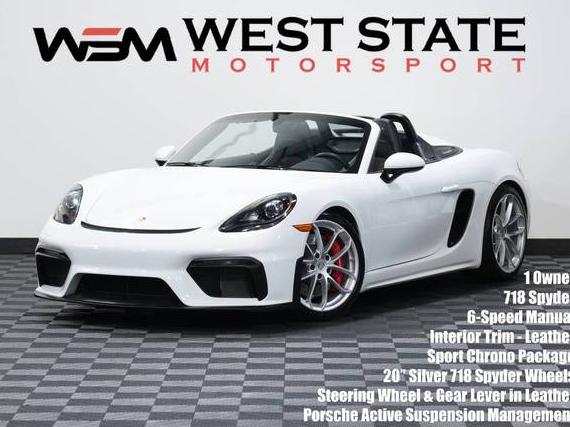 PORSCHE 718 BOXSTER SPYDER 2021 WP0CC2A8XMS240462 image PORSCHE 718 BOXSTER SPYDER 2021 WP0CC2A8XMS240462 image